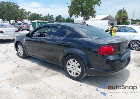 2013 Dodge Avenger Se z USA, uszkodzony, nr VIN 1C3CDZAB4DN628176